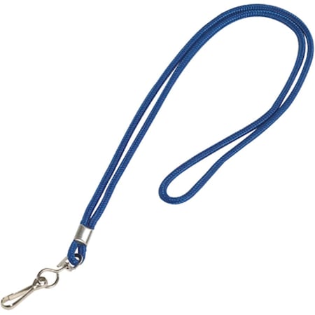 Officespace Standard Blue Lanyard with Hook, 24PK OF2820052
